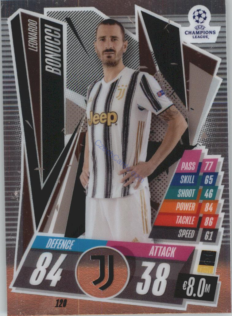 Leonardo Bonucci Match Attax Chrome CL 2020/21 #120