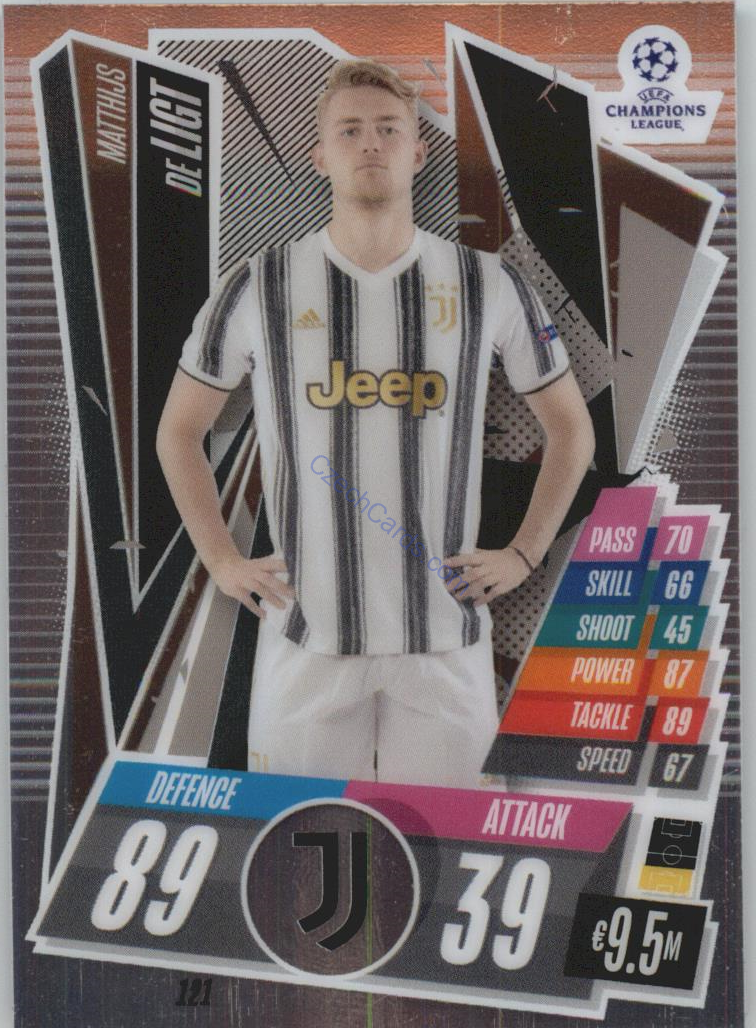 Matthijs de Ligt Match Attax Chrome CL 2020/21 #121