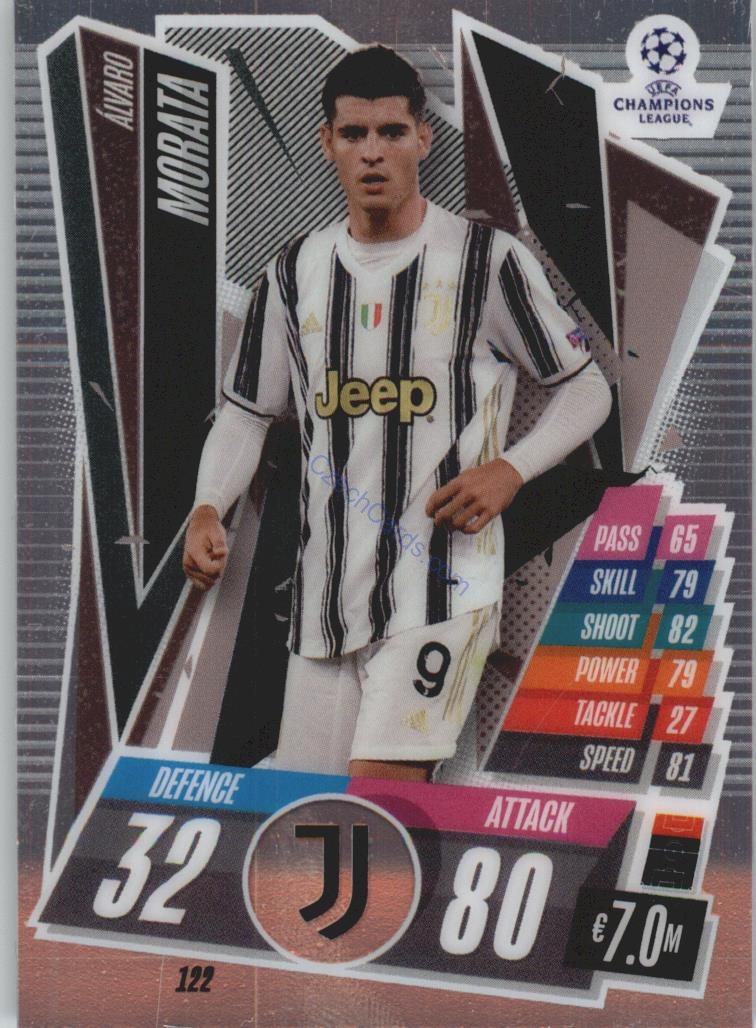Alvaro Morata Match Attax Chrome CL 2020/21 #122