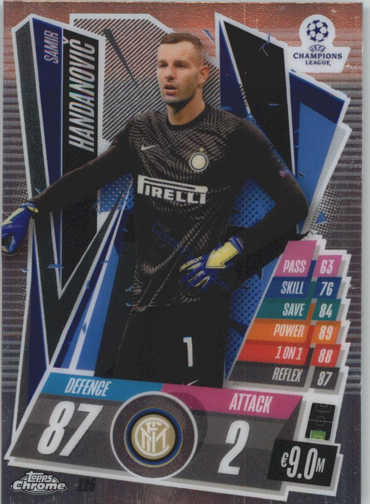 Samir Handanovic Match Attax Chrome CL 2020/21 #125