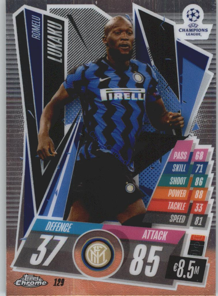 Romelu Lukaku Match Attax Chrome CL 2020/21 #129