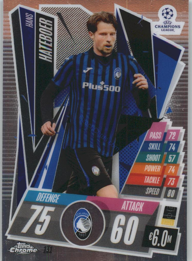 Hans Hateboer Match Attax Chrome CL 2020/21 #131