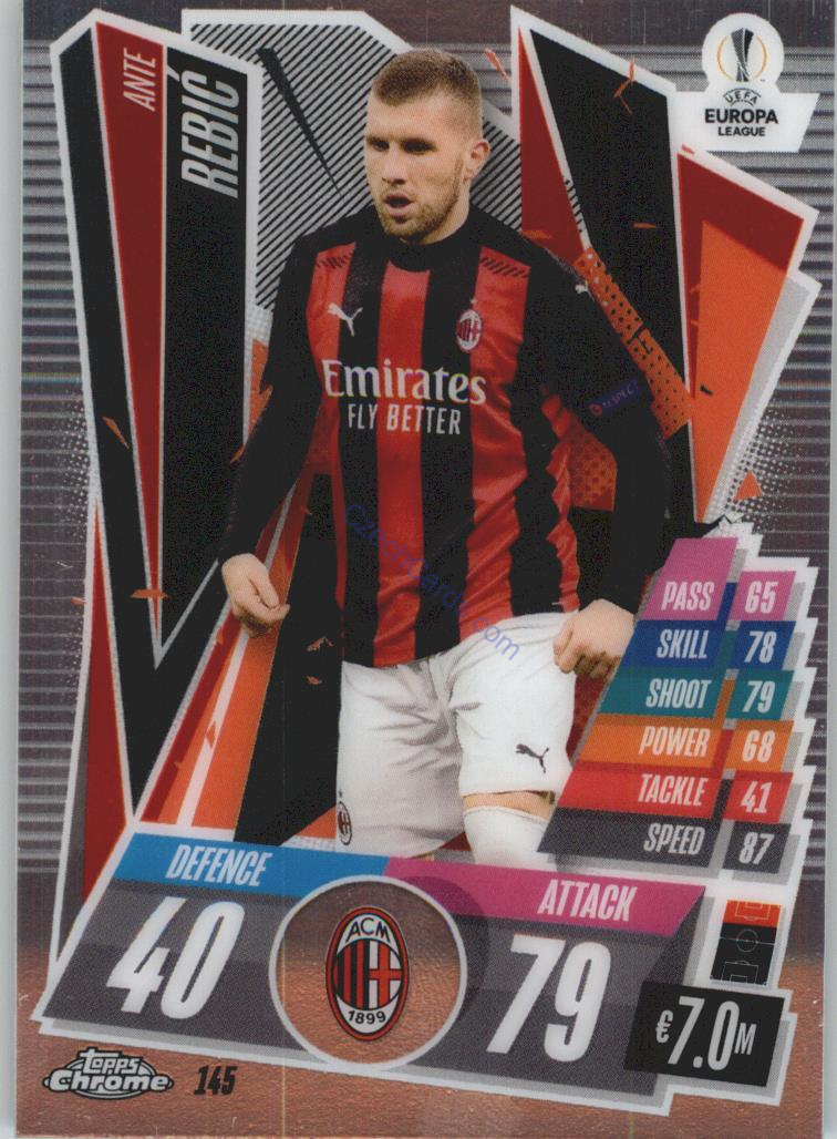 Ante Rebic Match Attax Chrome CL 2020/21 #145