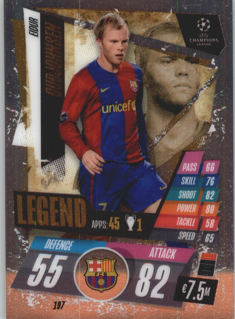 Eidur Gudjohnsen Match Attax Chrome CL 2020/21 Legend #197