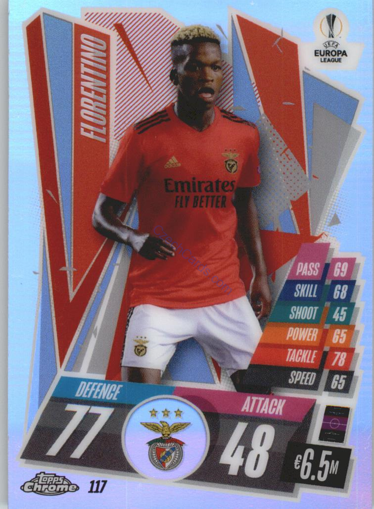 Florentino Match Attax Chrome CL 2020/21 Refractor #117