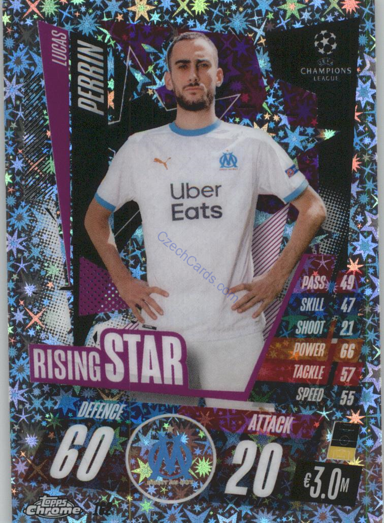 Lucas Perrin Match Attax Chrome CL 2020/21 Speckle #162