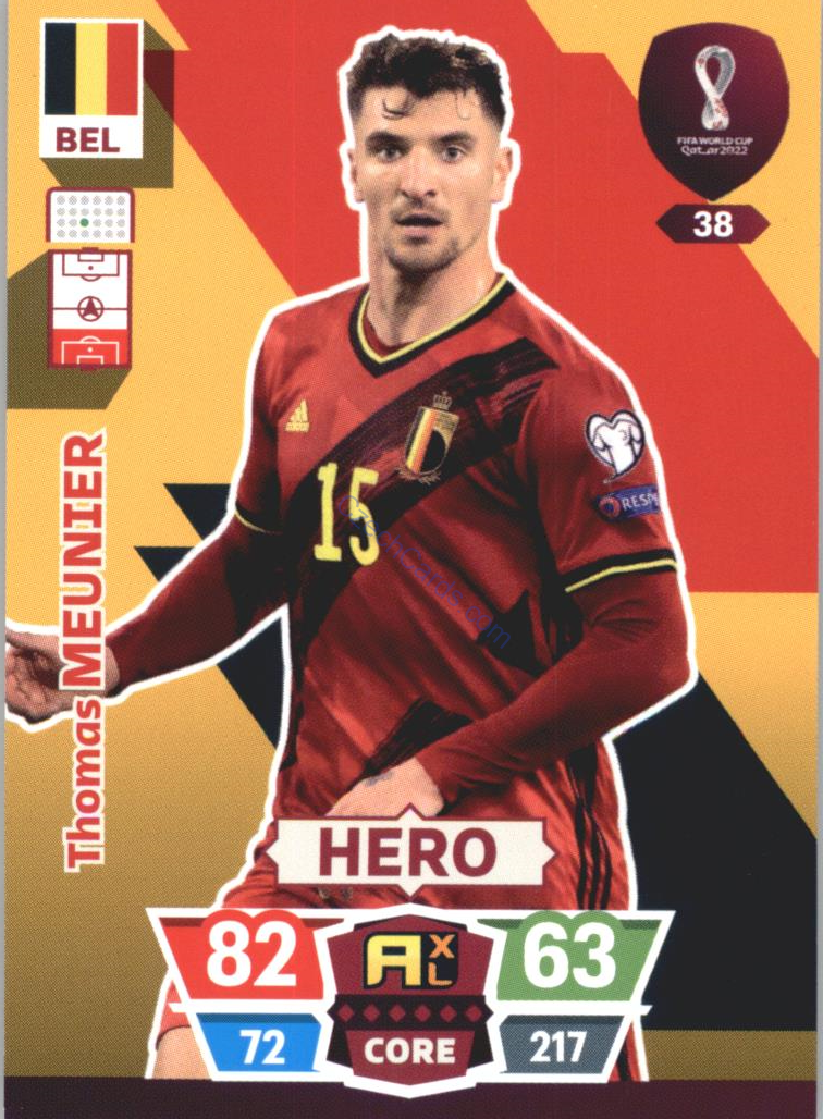 Thomas Meunier 2022 Panini World Cup Adrenalyn #38