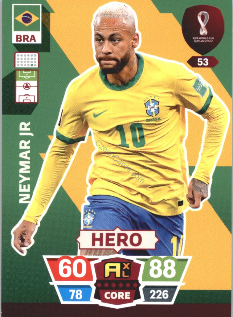 Neymar Jr 2022 Panini World Cup Adrenalyn #53