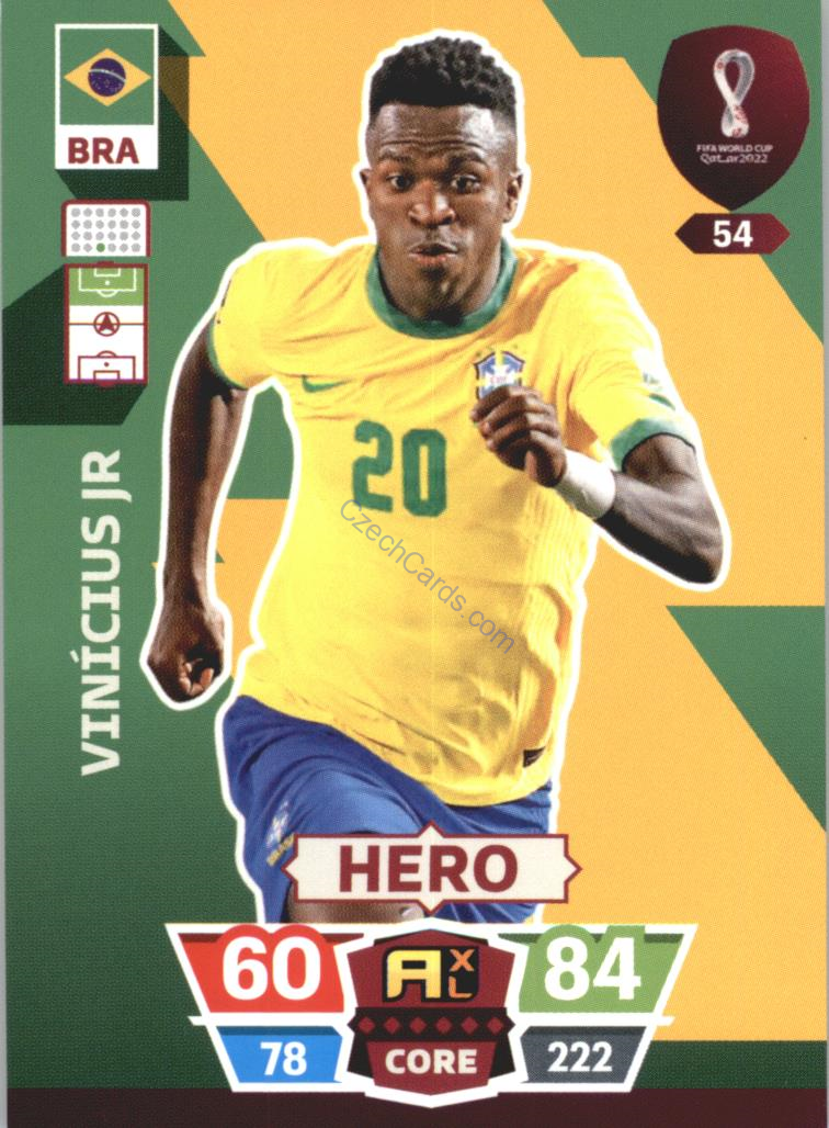 Vinícius Jr 2022 Panini World Cup Adrenalyn #54