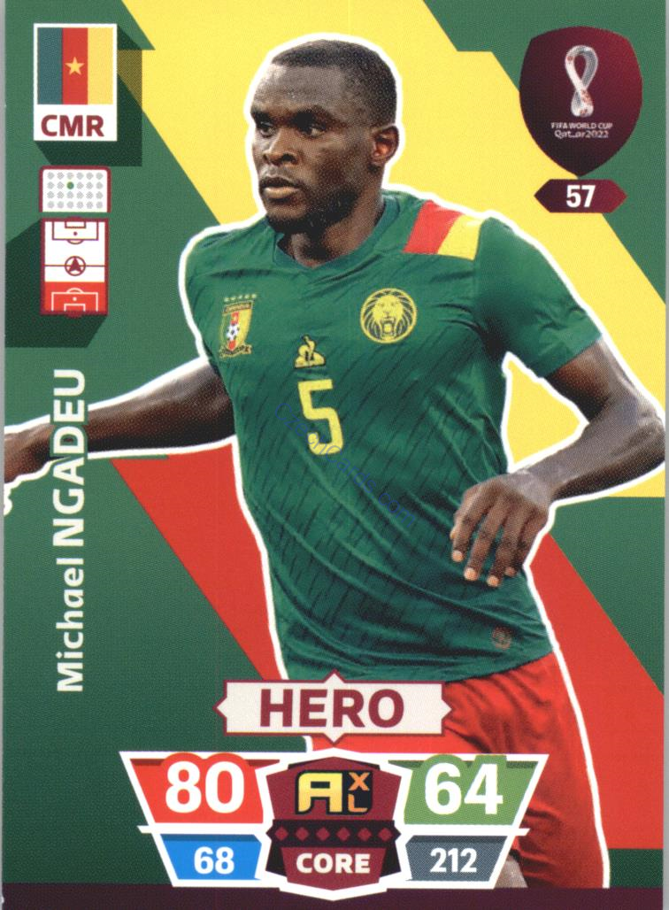 Michael Ngadeu 2022 Panini World Cup Adrenalyn #57