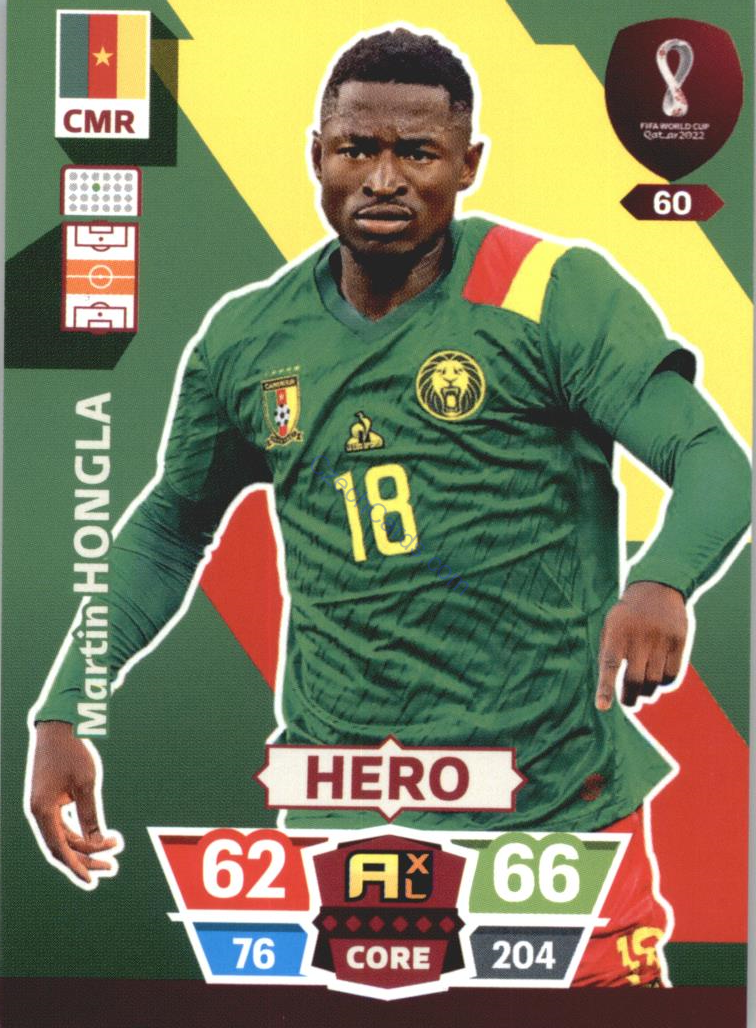 Martin Hongla 2022 Panini World Cup Adrenalyn #60