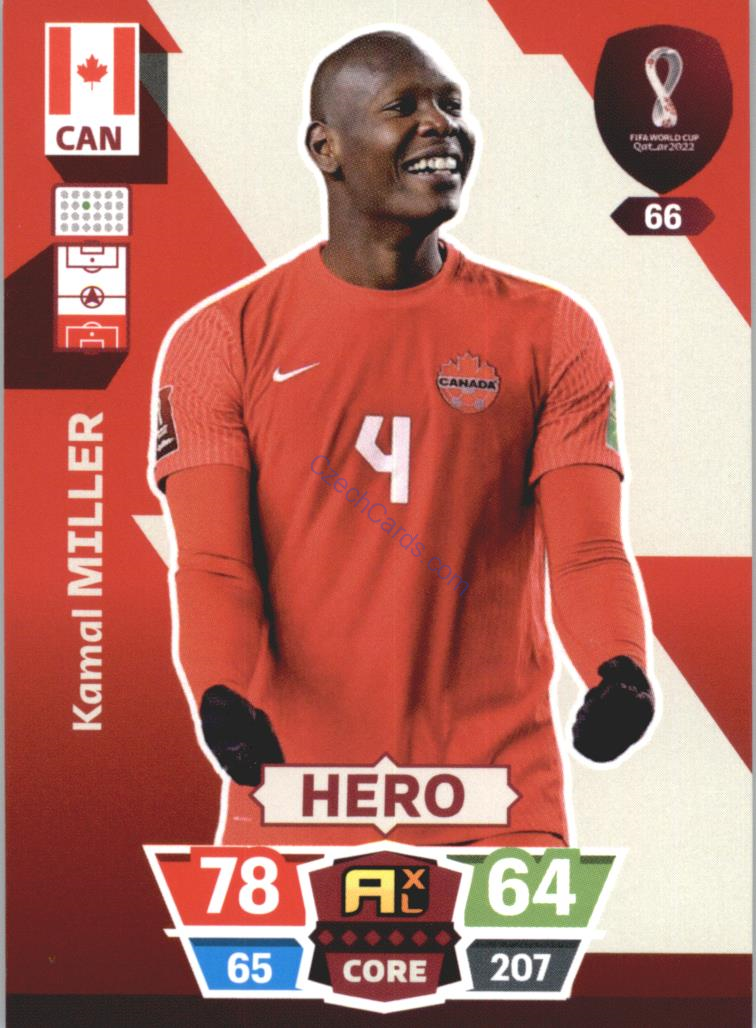 Kamal Miller 2022 Panini World Cup Adrenalyn #66