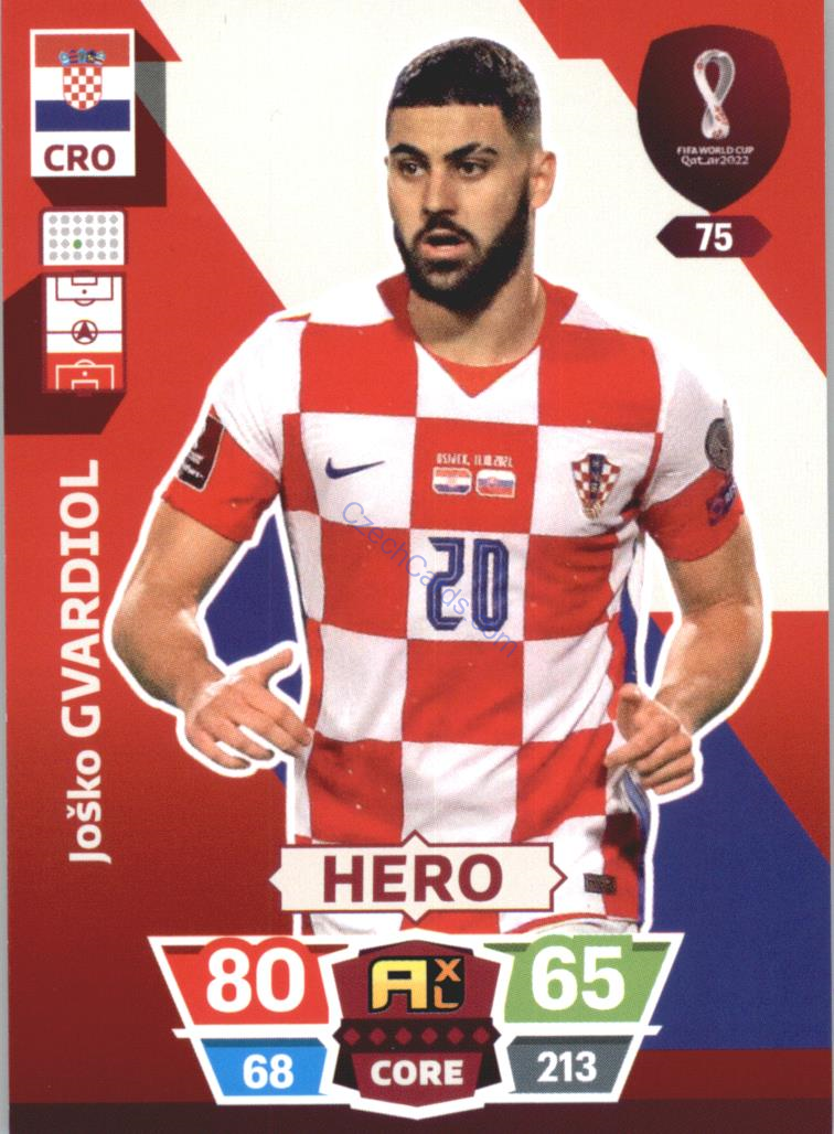 Joško Gvardiol 2022 Panini World Cup Adrenalyn #75