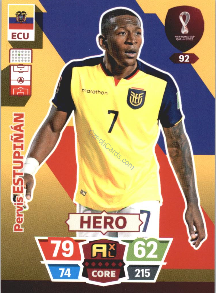 Pervis Estupiñán 2022 Panini World Cup Adrenalyn #92