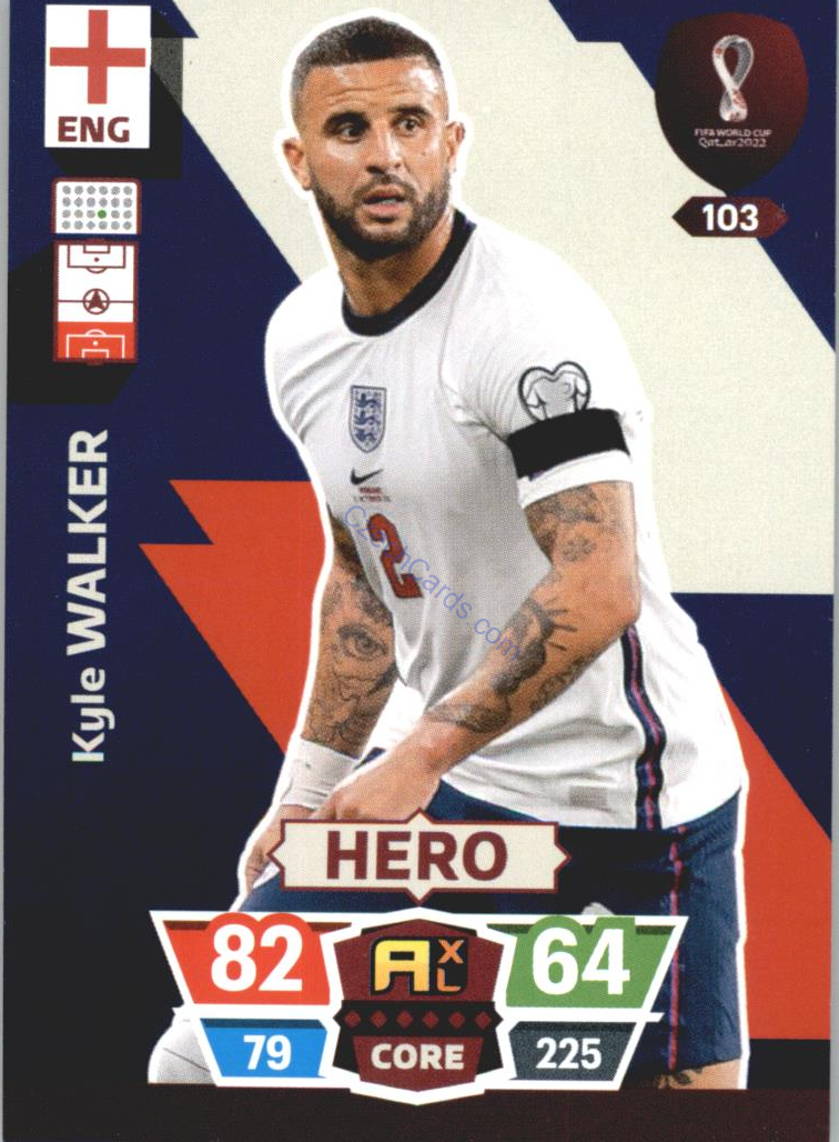 Kyle Walker 2022 Panini World Cup Adrenalyn #103