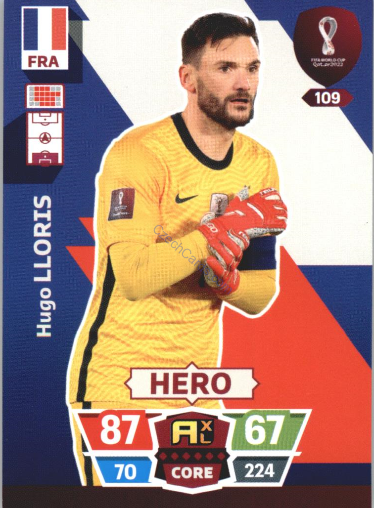 Hugo Lloris 2022 Panini World Cup Adrenalyn #109