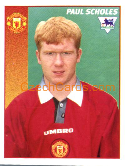 Paul Scholes 1997 Merlin EPL Sticker #293