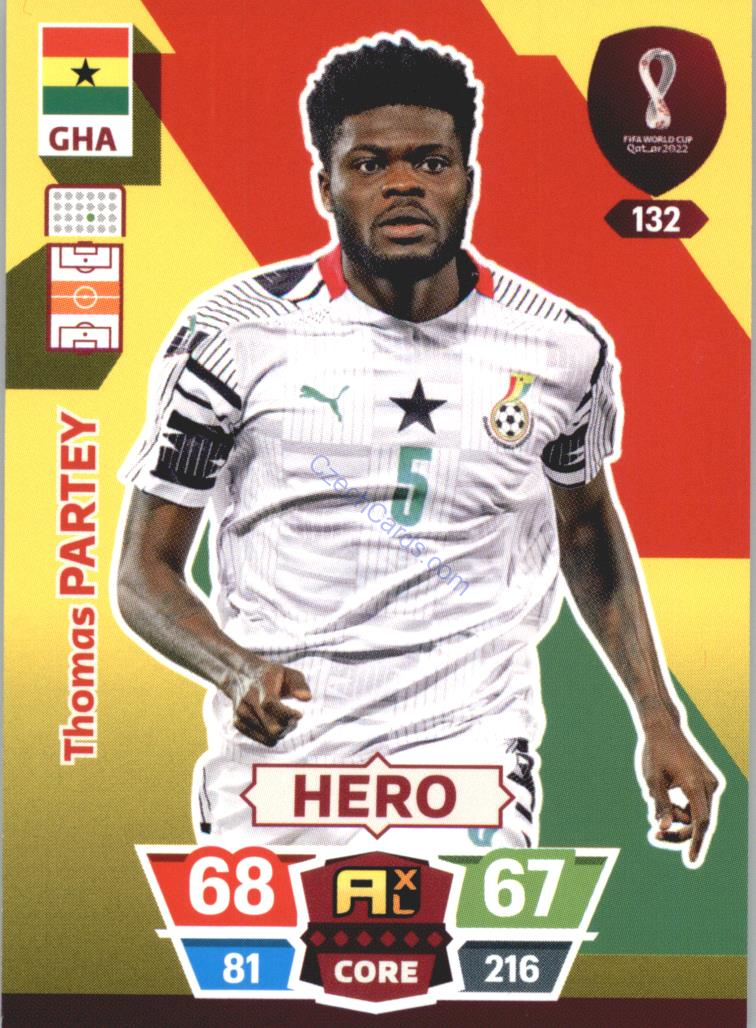 Thomas Partey 2022 Panini World Cup Adrenalyn #132