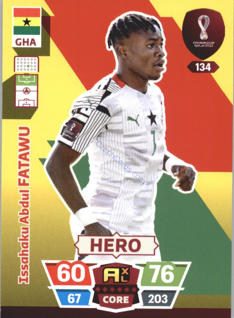 Issahaku Abdul Fatawu 2022 Panini World Cup Adrenalyn #134