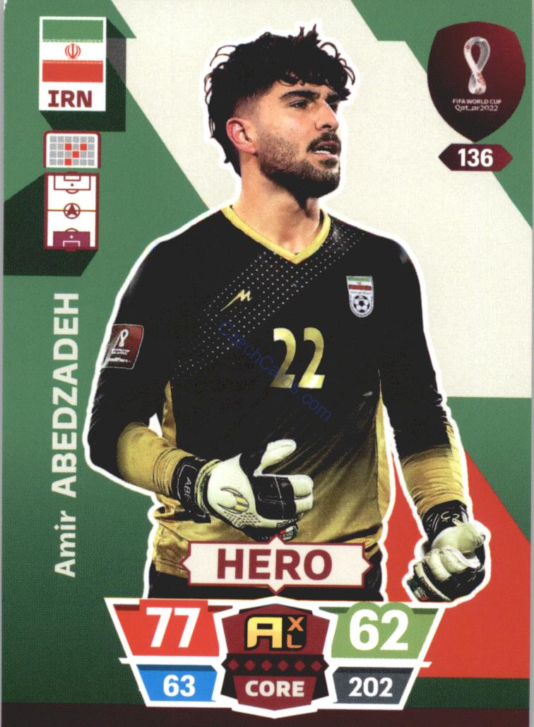 Amir Abedzadeh 2022 Panini World Cup Adrenalyn #136