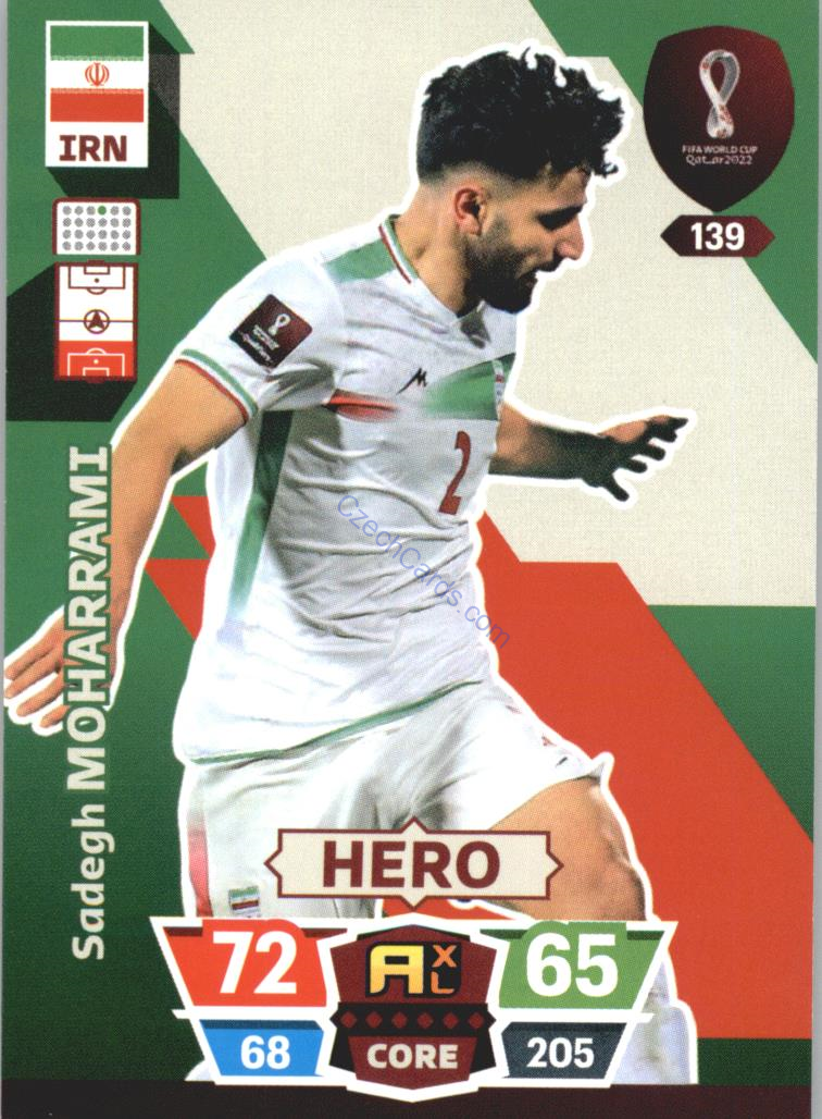 Sadegh Moharrami 2022 Panini World Cup Adrenalyn #139