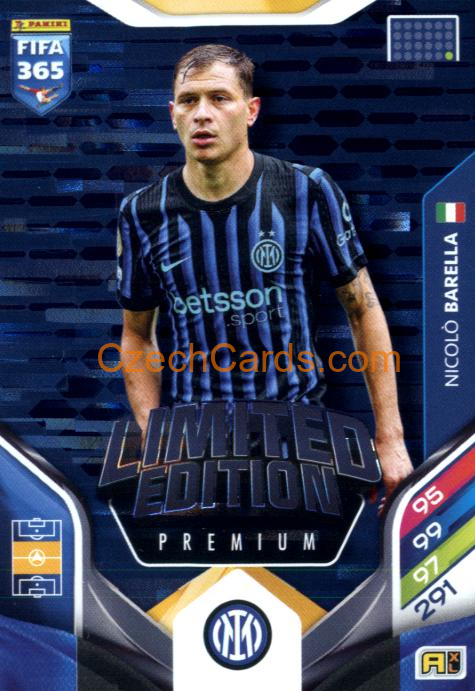 Nicolo Barella 2026 Panini Adrenalyn Premium Limited