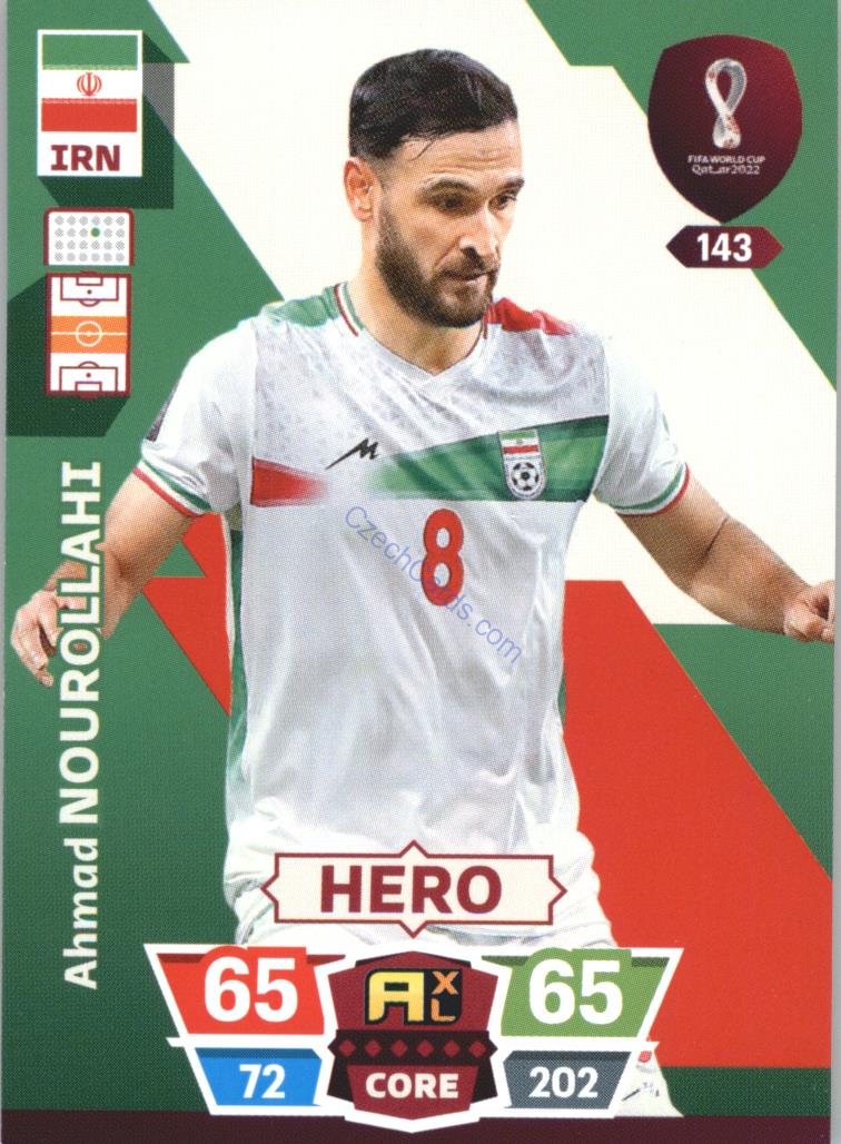 Ahmad Nourollahi 2022 Panini World Cup Adrenalyn #143