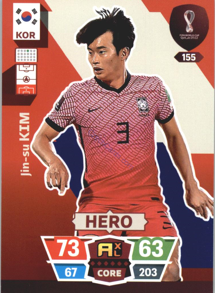 Jin-su Kim 2022 Panini World Cup Adrenalyn #155