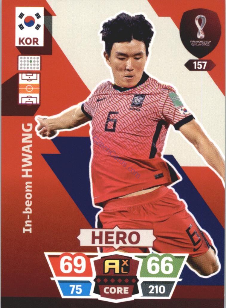 In-beom Hwang 2022 Panini World Cup Adrenalyn #157