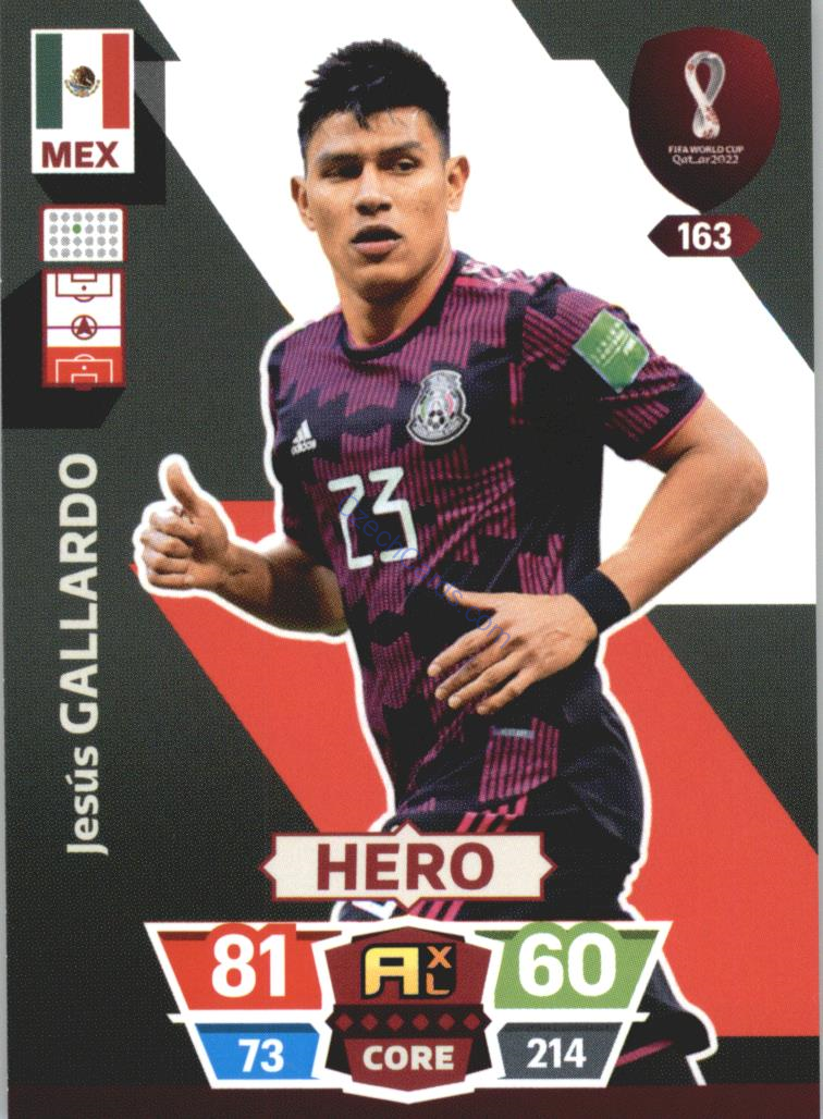 Jesús Gallardo 2022 Panini World Cup Adrenalyn #163
