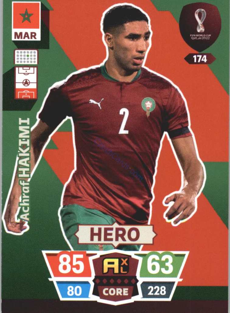 Achraf Hakimi 2022 Panini World Cup Adrenalyn #174