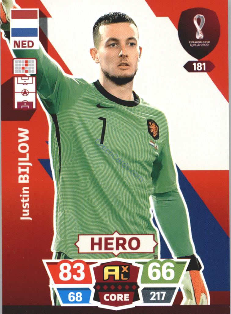 Justin Bijlow 2022 Panini World Cup Adrenalyn #181