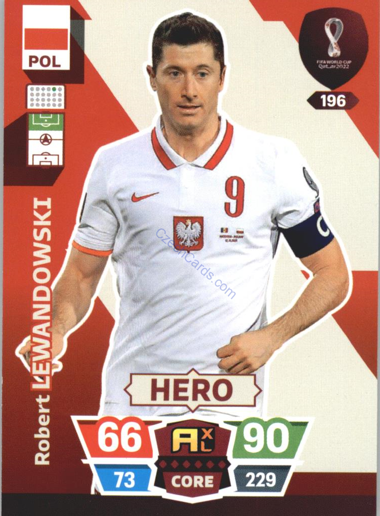 Robert Lewandowski 2022 Panini World Cup Adrenalyn #196