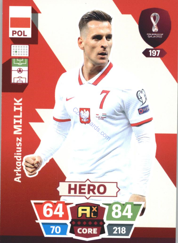 Arkadiusz Milik 2022 Panini World Cup Adrenalyn #197
