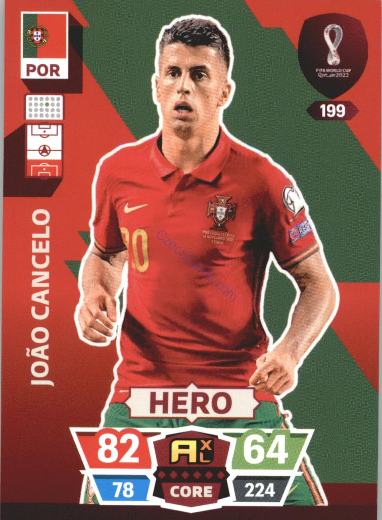 João Cancelo 2022 Panini World Cup Adrenalyn #199