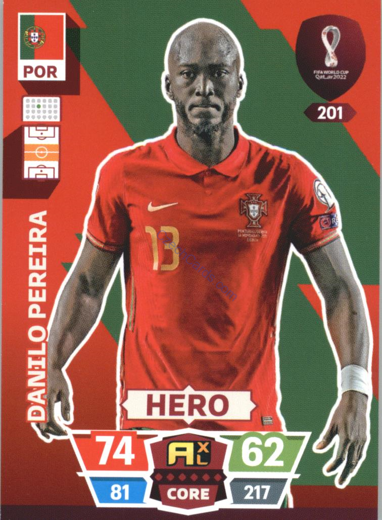Danilo Pereira 2022 Panini World Cup Adrenalyn #201