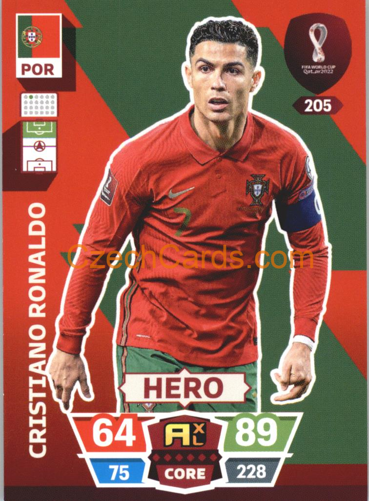 Cristiano Ronaldo 2022 Panini World Cup Adrenalyn #205