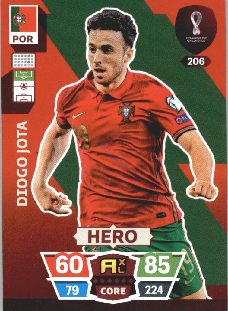 Diogo Jota 2022 Panini World Cup Adrenalyn #206