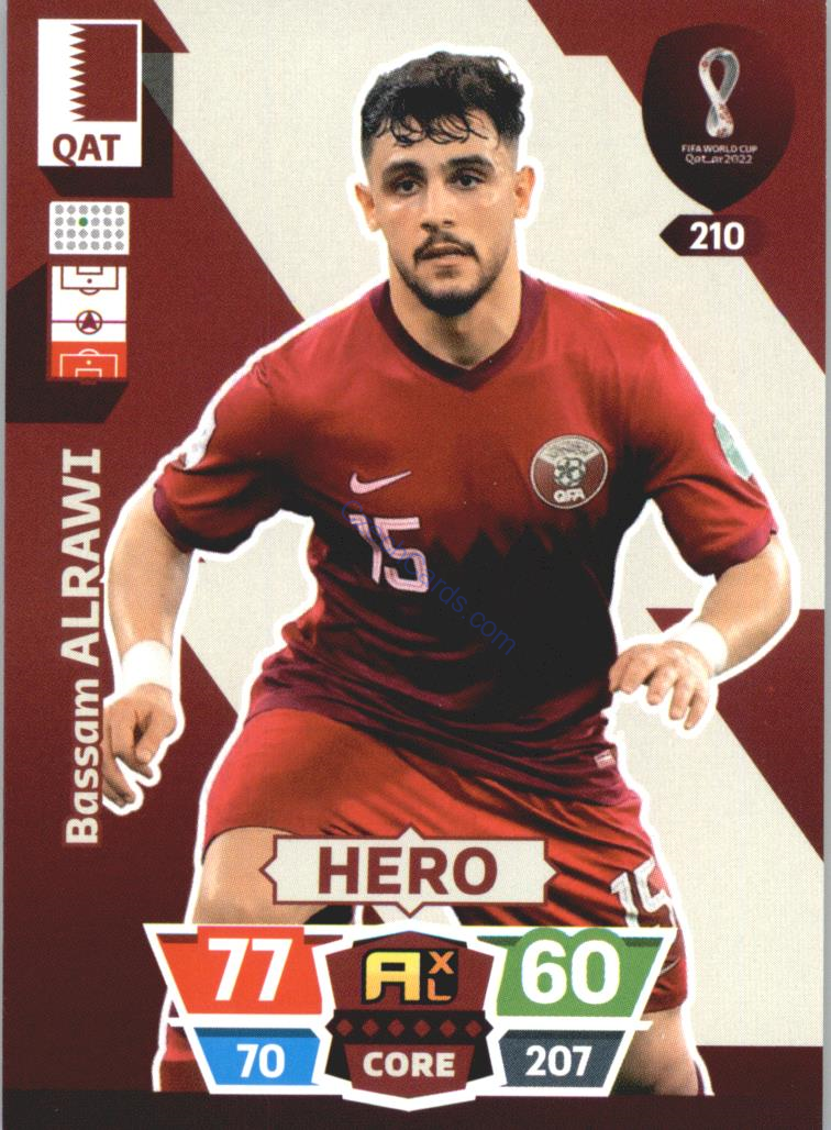 Bassam Alrawi 2022 Panini World Cup Adrenalyn #210