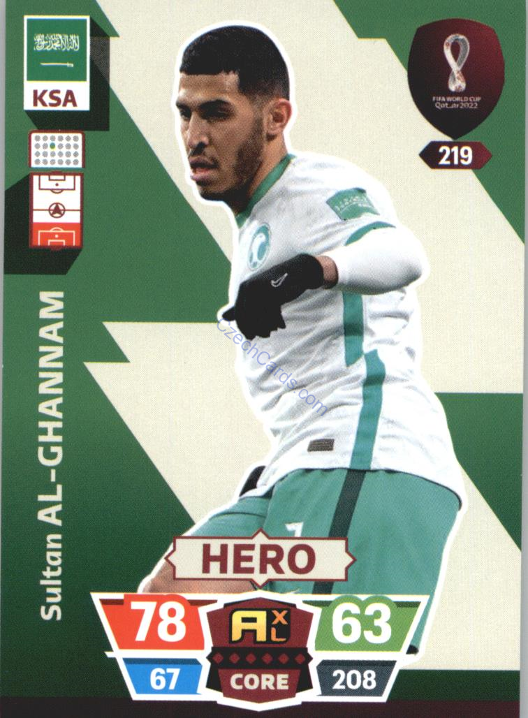 Sultan Al-Ghannam 2022 Panini World Cup Adrenalyn #219