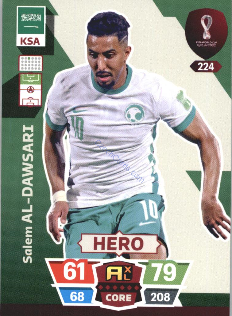 Salem Al-Dawsari 2022 Panini World Cup Adrenalyn #224