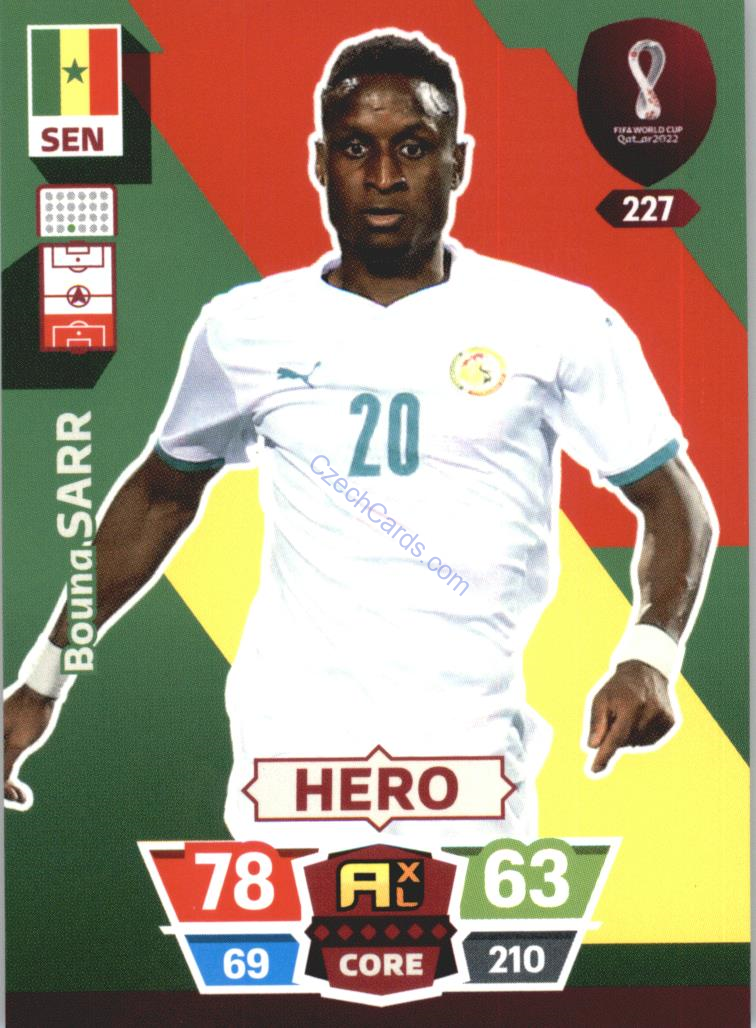 Bouna Sarr 2022 Panini World Cup Adrenalyn #227