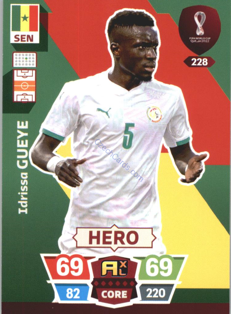 Idrissa Gueye 2022 Panini World Cup Adrenalyn #228