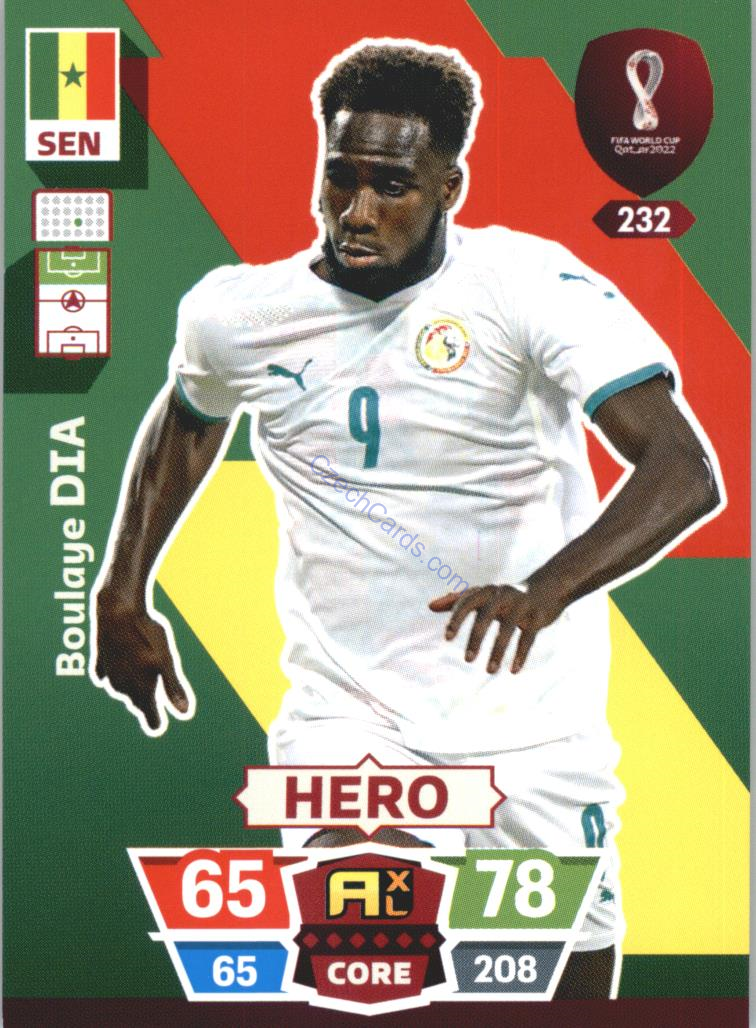 Boulaye Dia 2022 Panini World Cup Adrenalyn #232
