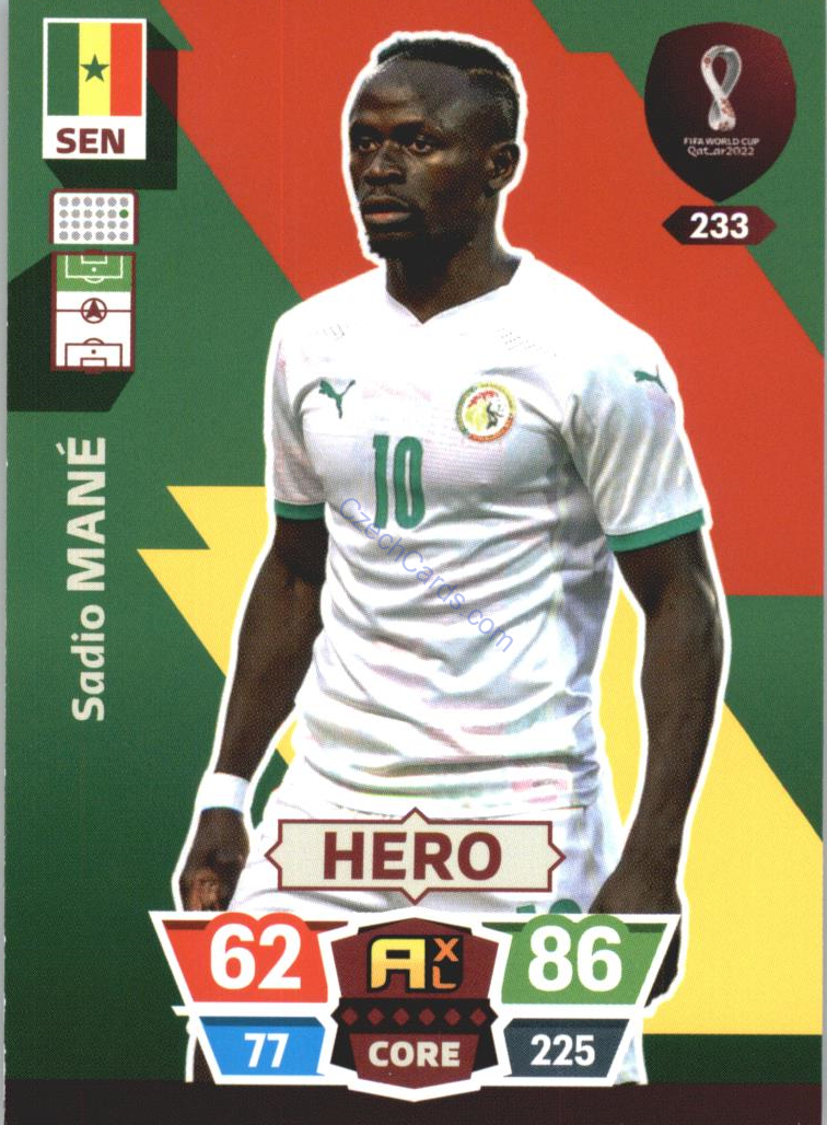Sadio Mané 2022 Panini World Cup Adrenalyn #233