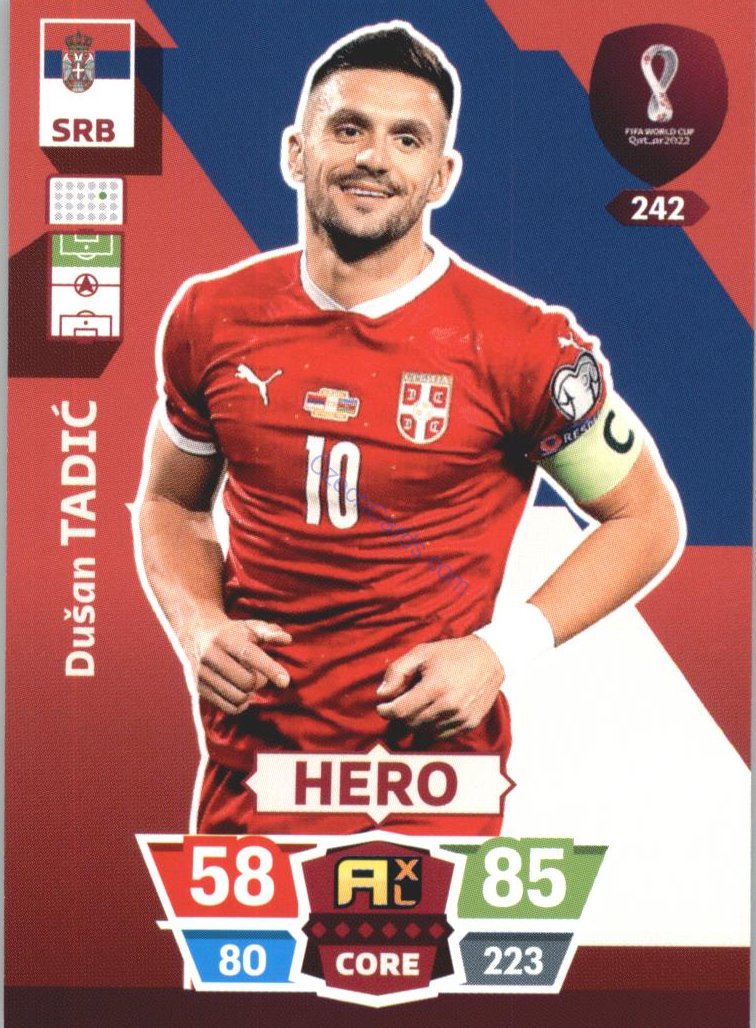 Dušan Tadić 2022 Panini World Cup Adrenalyn #242