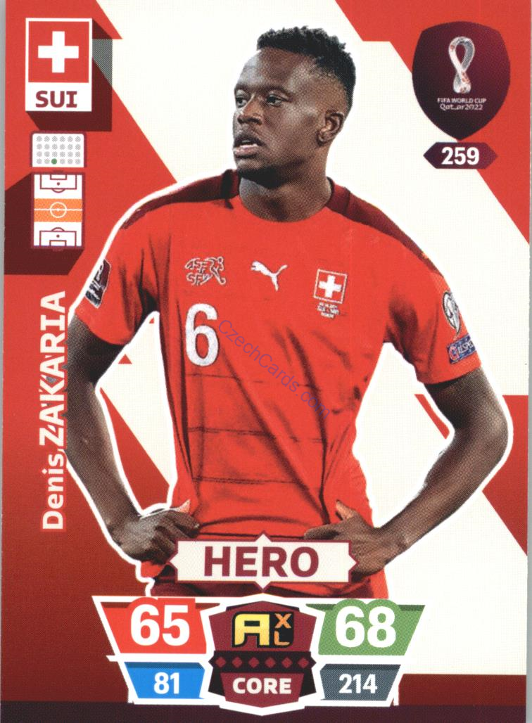 Denis Zakaria 2022 Panini World Cup Adrenalyn #259