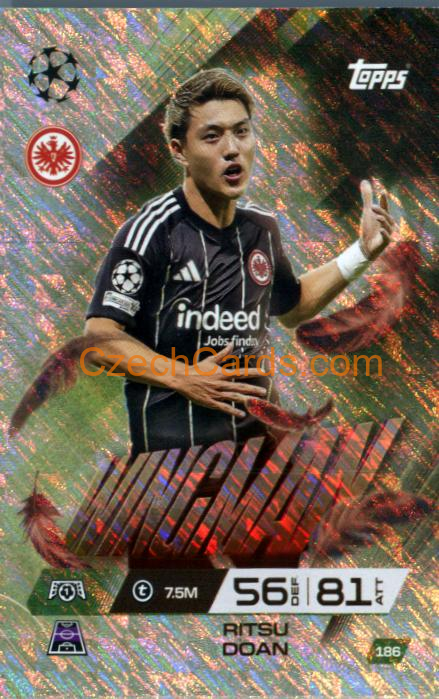 Ritsu Doan 2025/26 Match Attax Extra Wingman #186