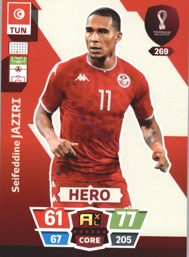 Seifeddine Jaziri 2022 Panini World Cup Adrenalyn #269