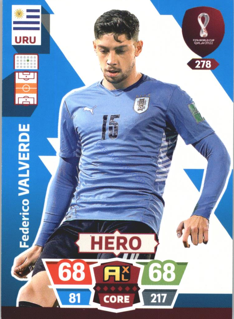 Federico Valverde 2022 Panini World Cup Adrenalyn #278